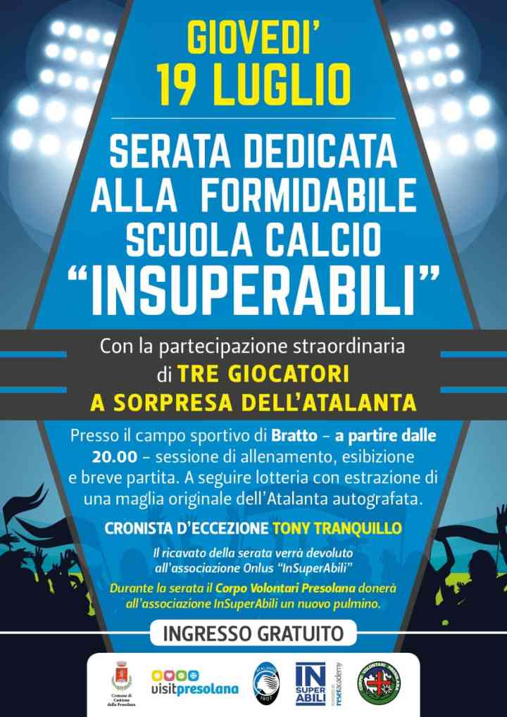 locandina insuperabili atalanta