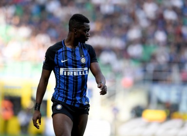 MILAN, ITALY - SEPTEMBER 24: Yann Karamoh looks on during the Serie A match between FC Internazionale and Genoa CFC at Stadio Giuseppe Meazza on September 24, 2017 in Milan, Italy. (Photo by Claudio Villa - Inter/Inter via Getty Images)