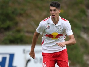 FREILASSING,GERMANY,14.JUL.17 - SOCCER - Sky Go Erste Liga, Premier League 2, FC Liefering vs Manchester United U23, test match. Image shows Dominik Szoboszlai (Liefering). Photo: GEPA pictures/ Thomas Bachun - For editorial use only. Image is free of charge.